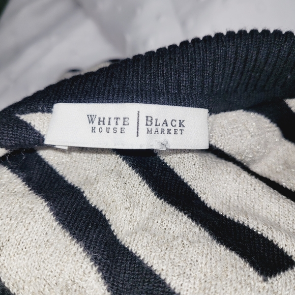 WHITE HOUSE /BLACK MARKET LONGSLEEVE  COWL NECK SWEATER - Picture 8 of 9